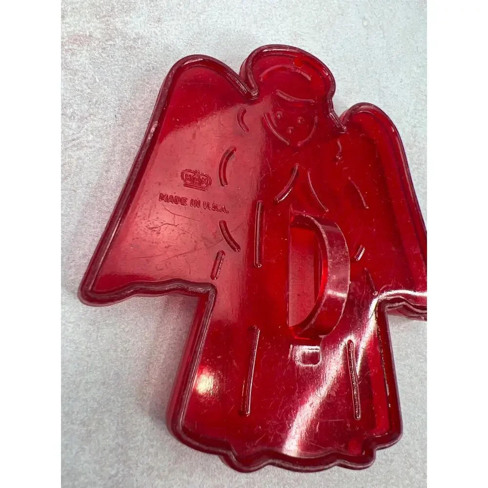 Vintage plastic‎ Angel cookie cutters set of 4